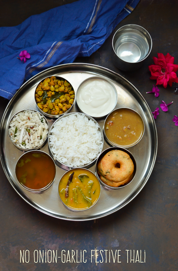 Garlic Thali / Festive Thali
