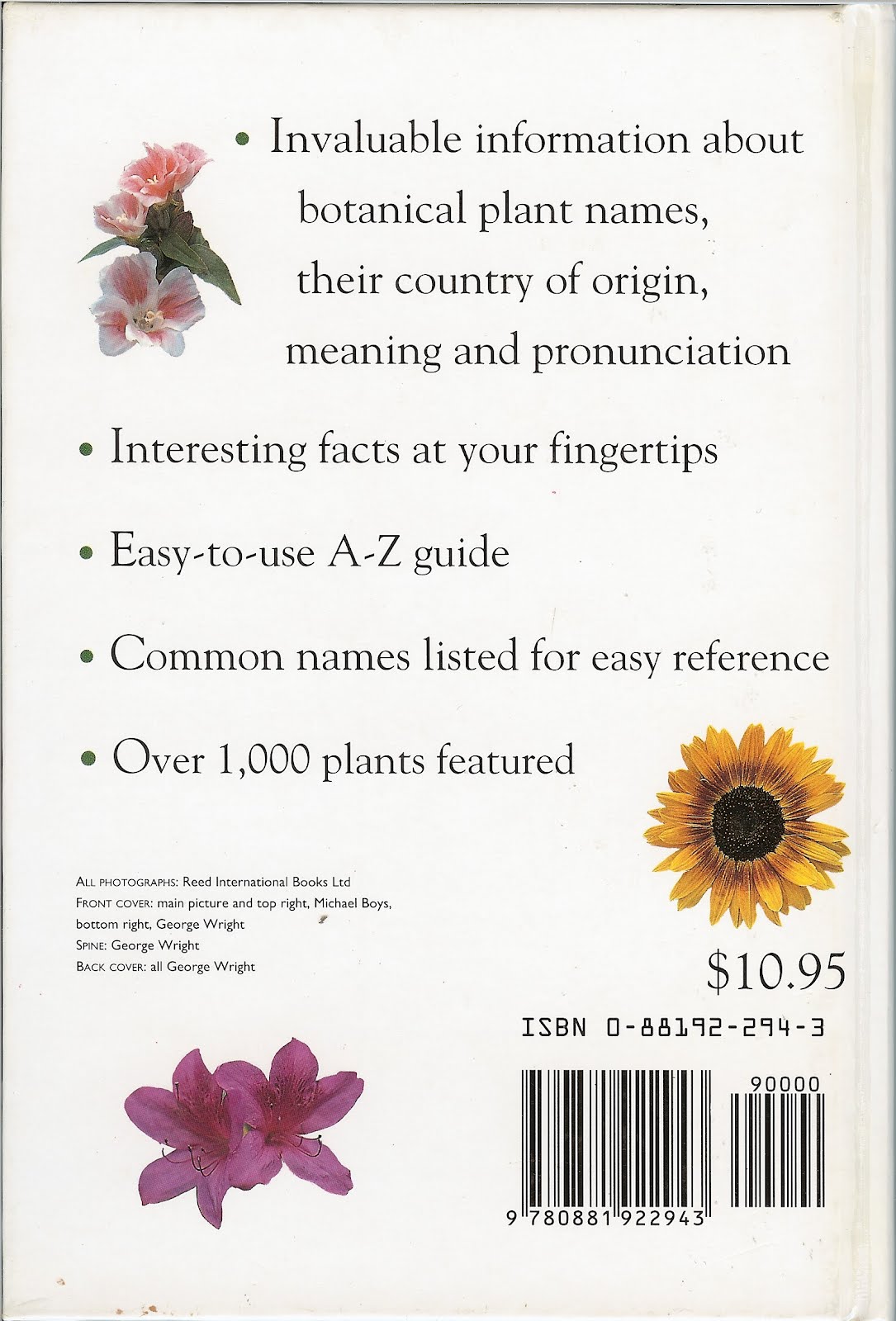 TravelMarx Dictionary of Plant Names