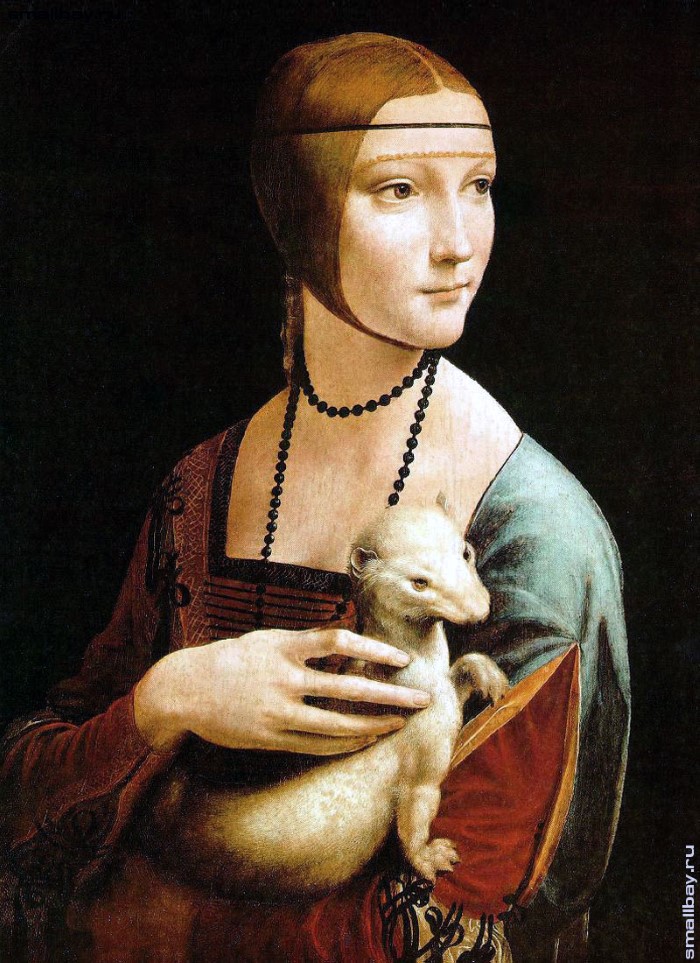 Леонардо да Винчи, "Дама с горностаем"