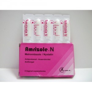 أمريزول  ن أقماع لعلاج إلتهابات المهبل والبكتيريا اللاهوائية Amrizole-N 2446-500x500