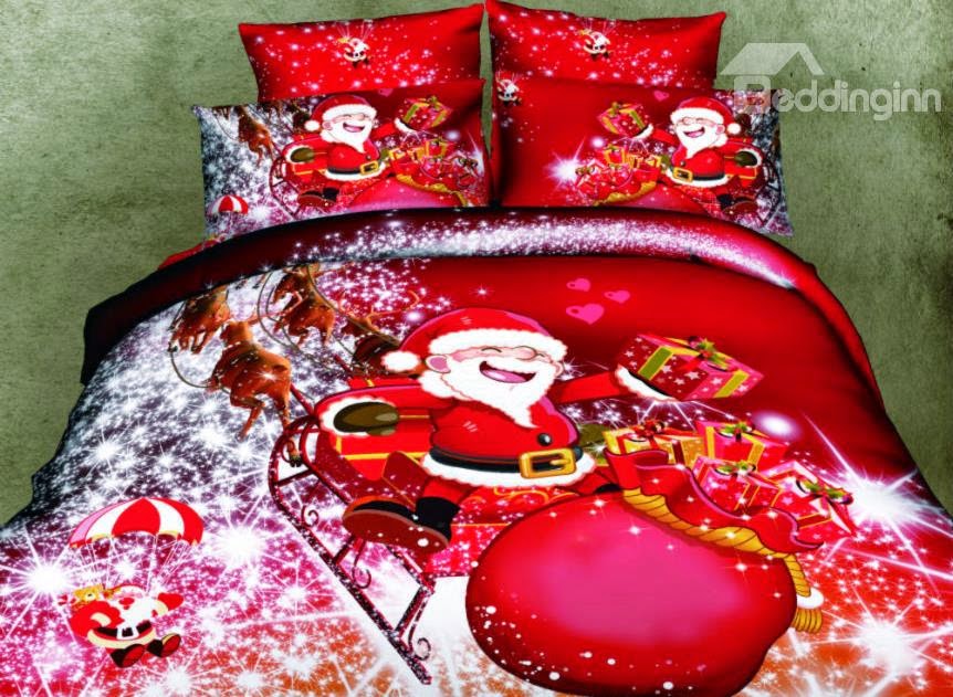 http://www.beddinginn.com/product/Father-Christmas-And-Christmas-Gift-4-Piece-Cotton-Duvet-Cover-Sets-11003696.html