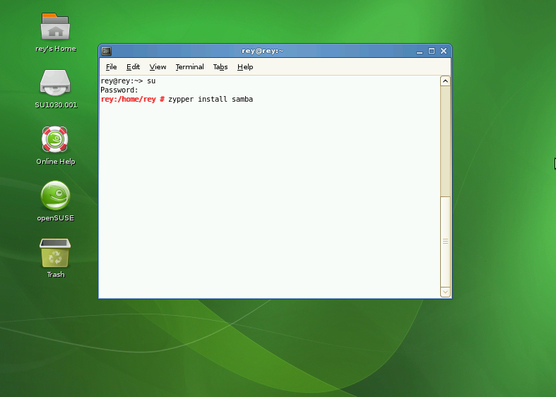 Linux sharing folders. Opensuse. samba linux. samba file server.
