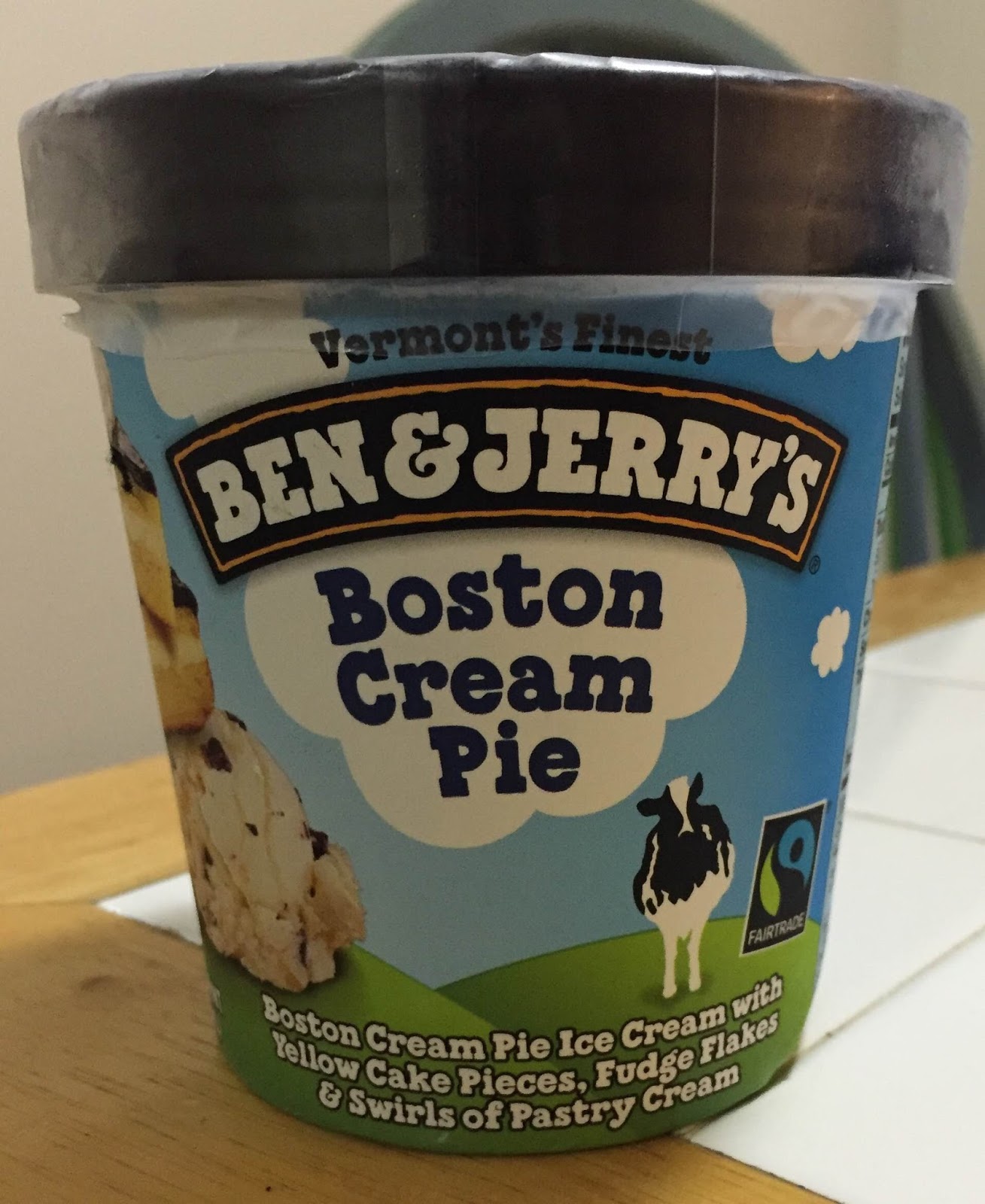 Ben and Jerry's Boston Cream Pie