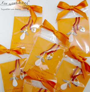cordino segnalibro ciondolo angelo cuore regalo prima comunione personalizzato segnalibro