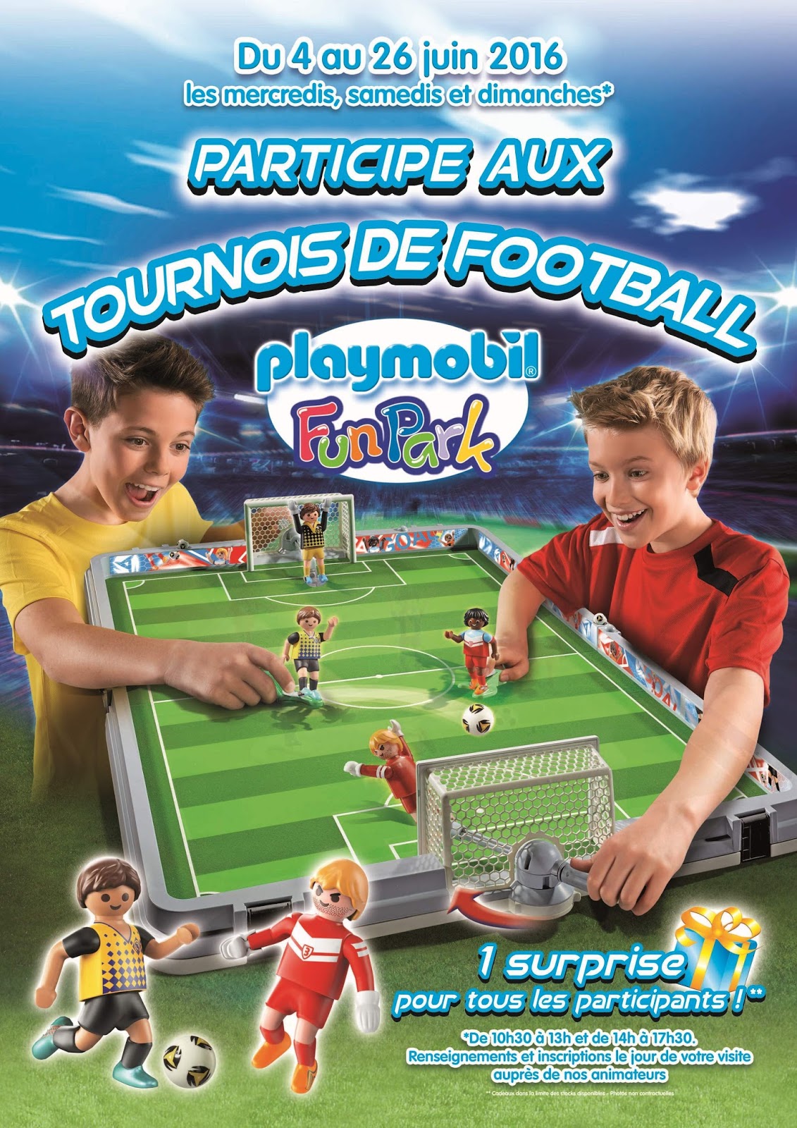 [Euro 2016 J-17] les joueurs de foot Playmobil + animation foot au Fun Park - Dans la peau d'une 