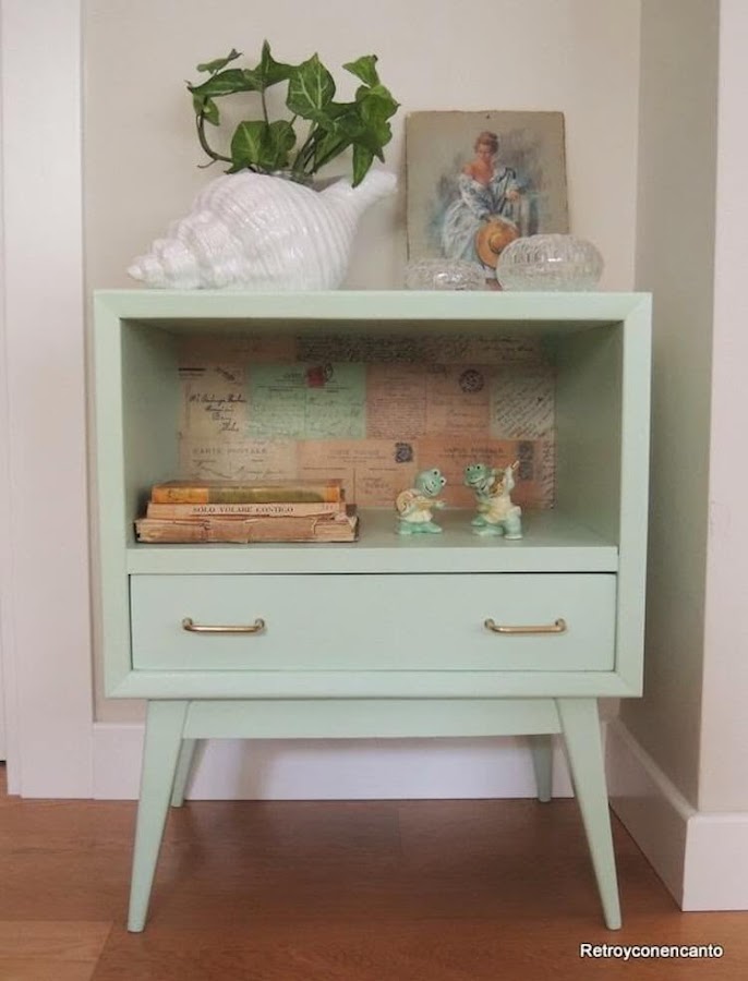 diy mesita restaurada