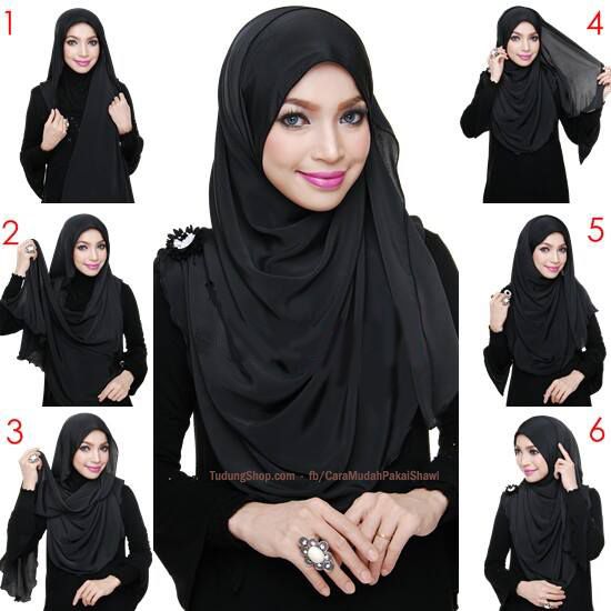 Cara Pakai Tudung Bawal Terkini 2017 Cara Pakai Tudung Bawal Terkini 2017