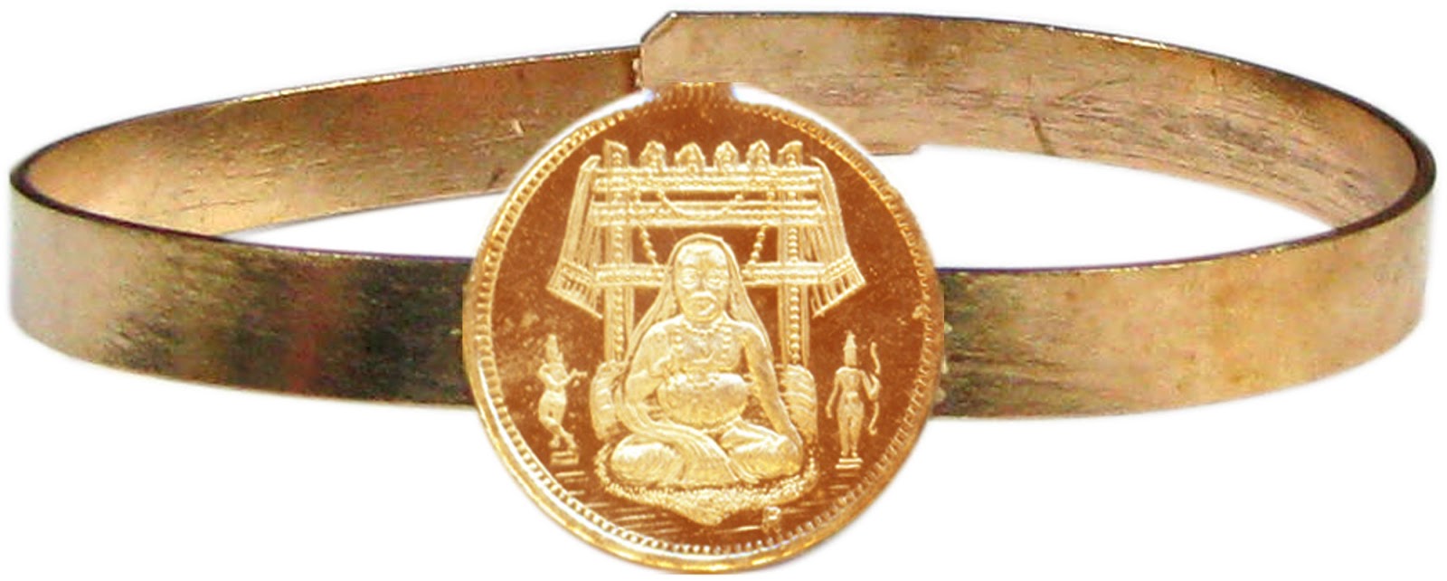 Bala Bharathi Gajanana Wooden Carved Keychain A0821 3 X Brown 