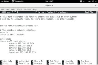 Konfigurasi DNS di Deban 9 di VMware