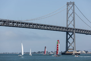 Bientot les ACWS à San Fransisco. Les bateaux sont à l'entrainement