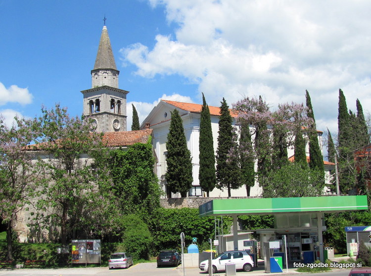 Cerkev sv. Jurija, Komen na Krasu Slovenija, Primorska