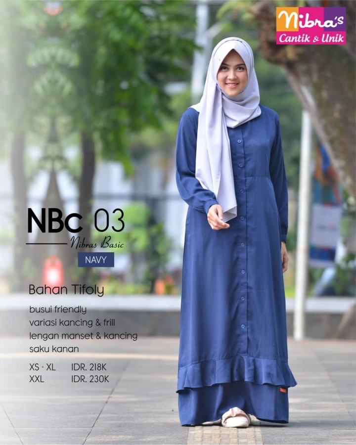 baju muslim promo gamis nibras nbc 03 baju muslim promo gamis nibras nbc 03
