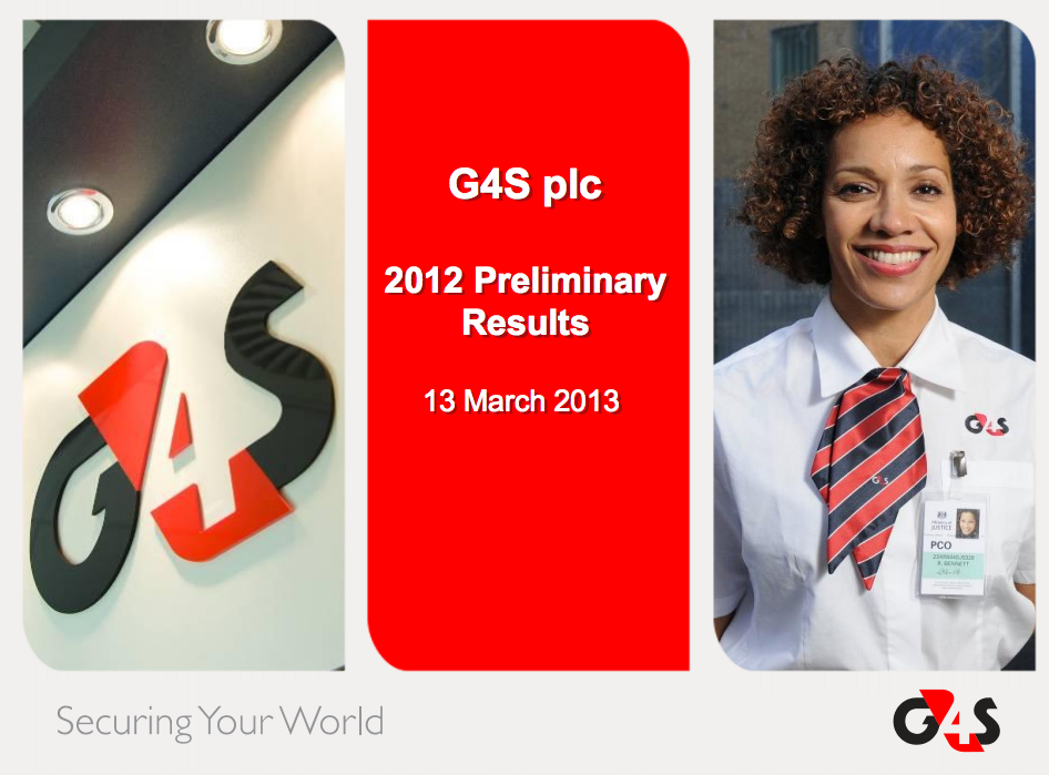 Expansão do Grupo G4S no Brasil, com a aquisição de 100 da Vanguarda