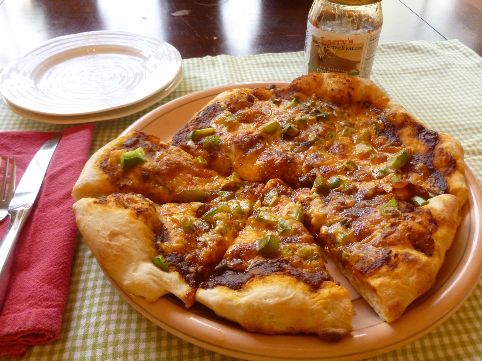 Larry's Southwestern Sauces Saucy Chipotle Cheese Pizza