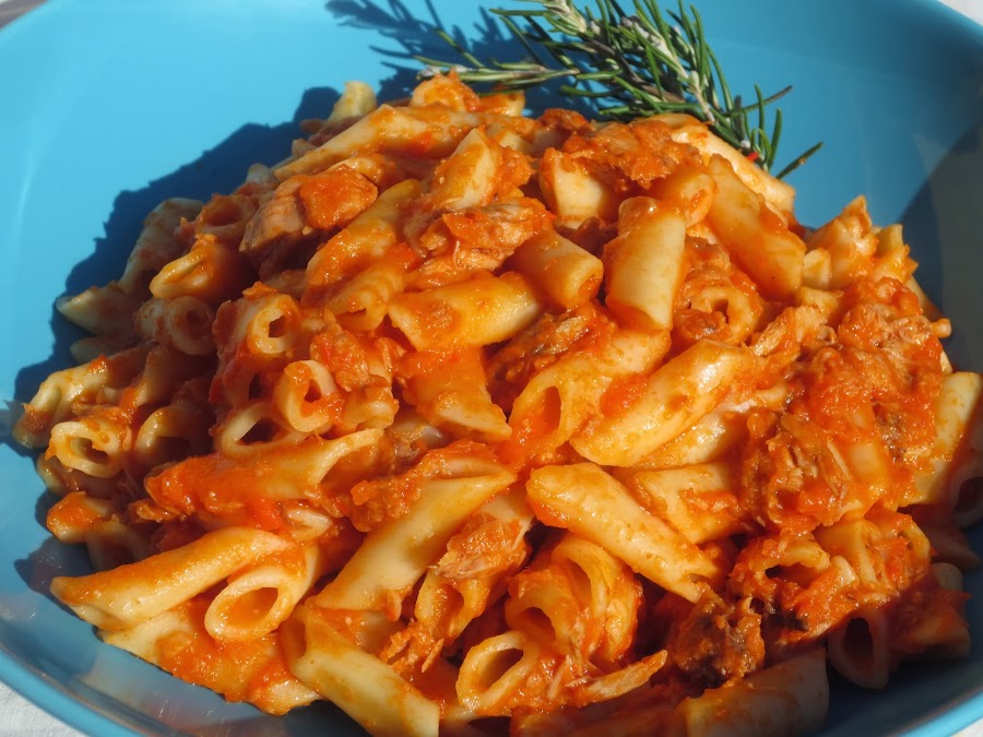 Macarrones con tomate y atún olla GM Ana Sevilla