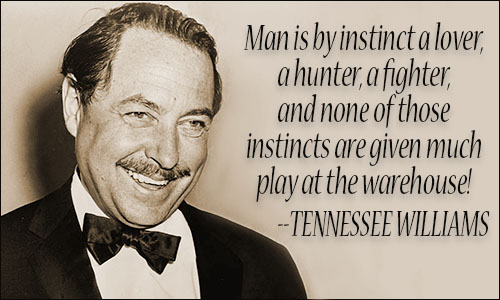 Tennessee Williams (n. 26 martie 1911 – d. 25 februarie 1983)