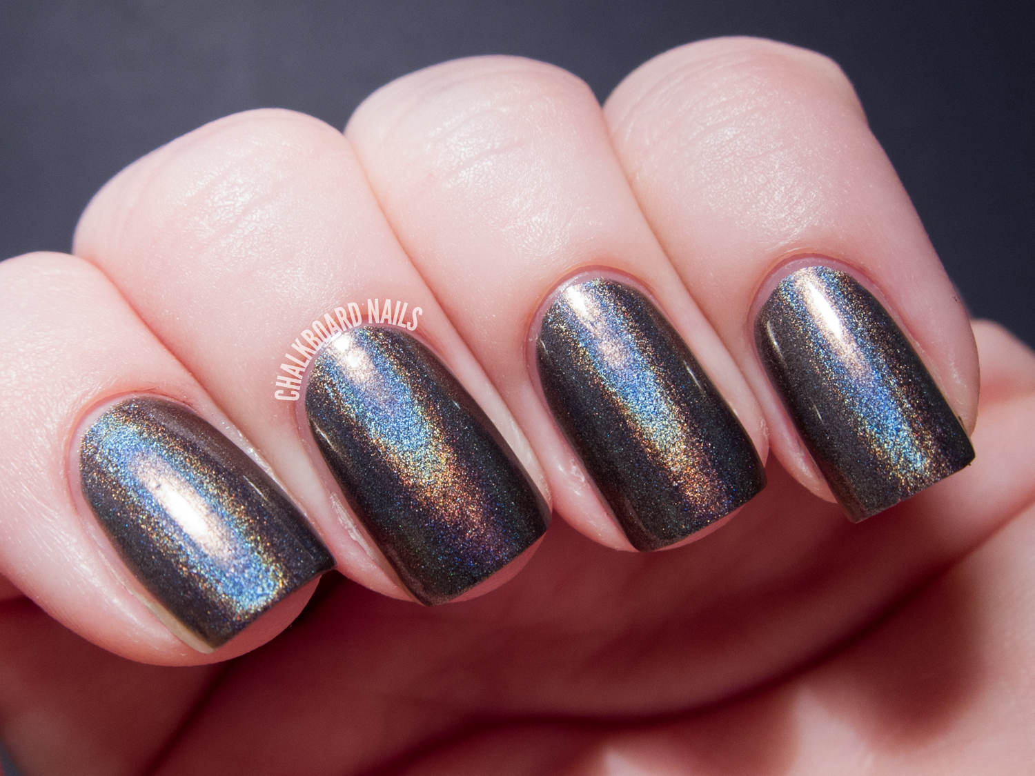 China Glaze Hologlam Collection Galactic Grey nail polish