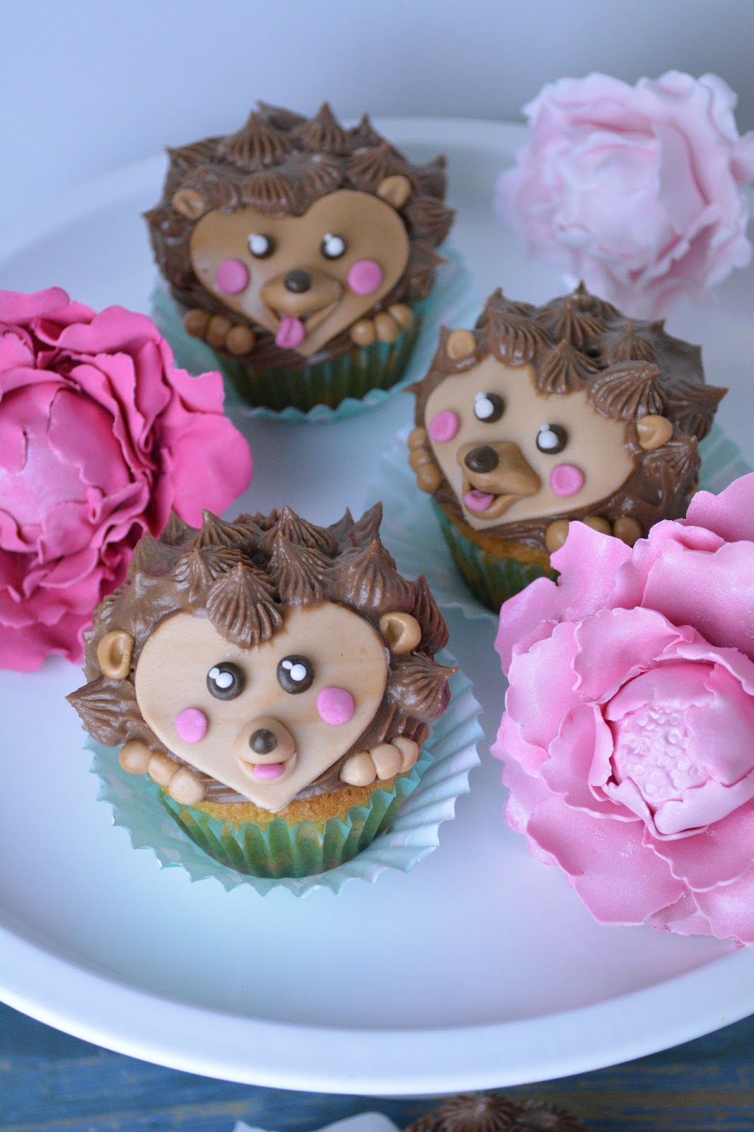 Herbstliche IgelCupcakes
