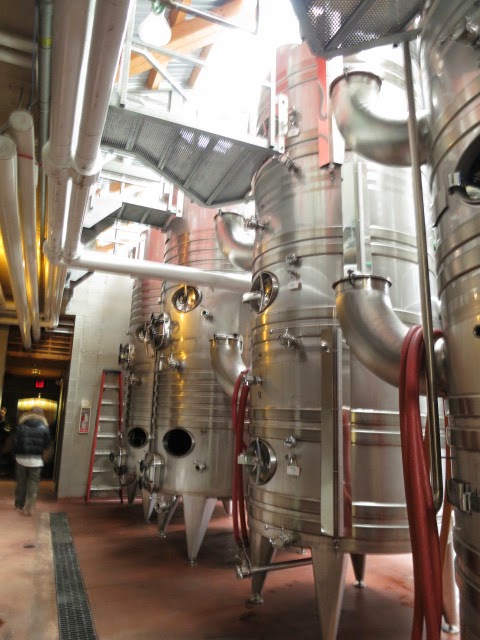 Steel Fermentation Tanks at Fielding Estate Winery