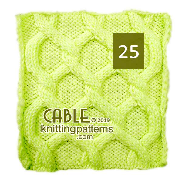 Cable Knitting Pattern 25