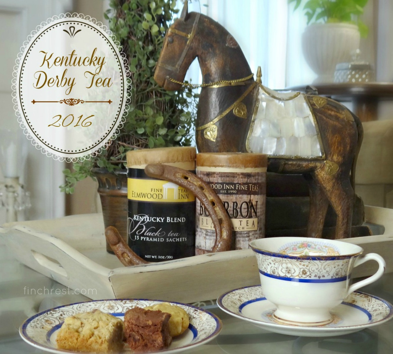 The Nest at Finch Rest Kentucky Derby Tea Time