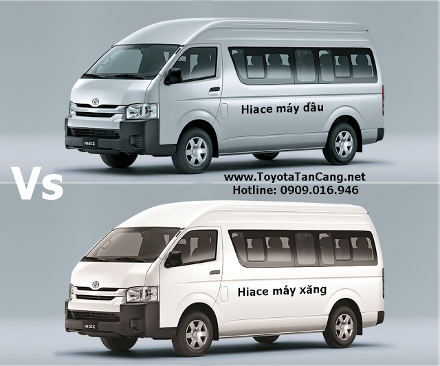 Toyota Hiace với máy xăng và dầu đang được bán với giá từ 1,116 tỷ tại Việt Nam Toyota Hiace với máy xăng và dầu đang được bán với giá từ 1,116 tỷ tại Việt Nam