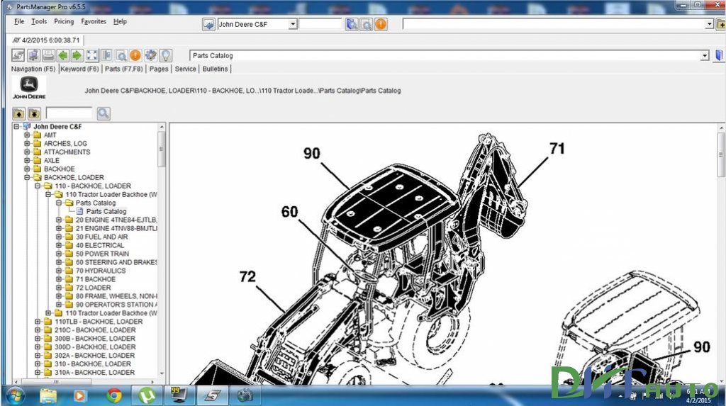 JOHN DEERE PARTS MANAGER PRO 6.5.5 Automotive Library