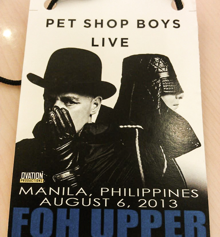 PET SHOP BOYS Electric Tour in Manila Shie Went To Town