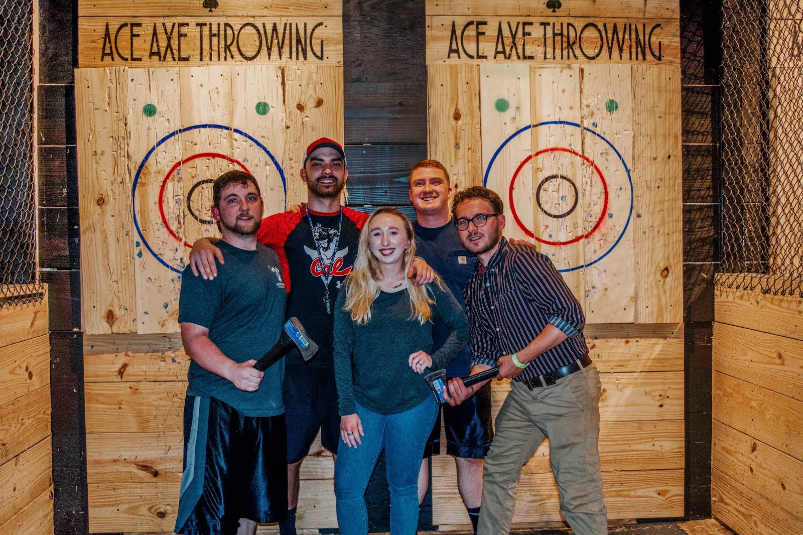 Family Bonding Over Axe Throwing Family Bonding Over Axe Throwing