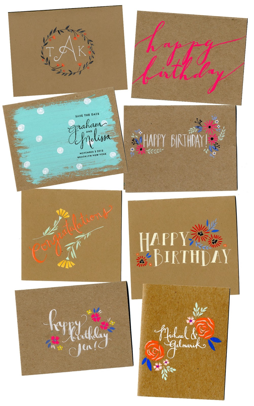 papier fabrik kraft paper painted cards