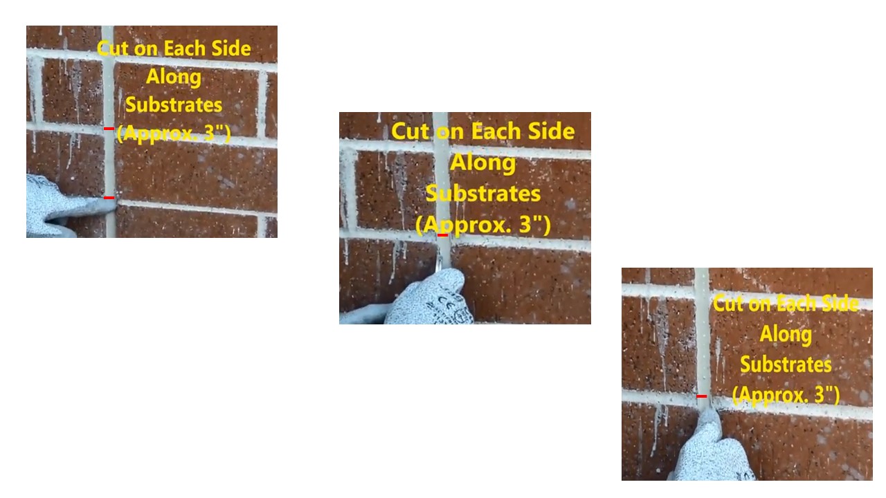 Adhesion Field Test for sealant ASTM