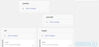 Cara Merapikan Susunan Widget Di Tata Letak Blogger Agar Tidak Terpotong Saat Edit Menggunakan Smartphone