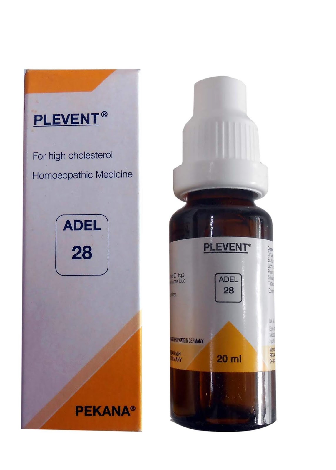 ADEL 28 Plevent(Homeopathic,medicines,)Drops For High Cholesterol.