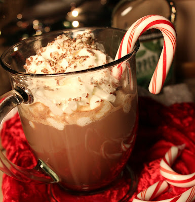 Peppermint hot chocolate