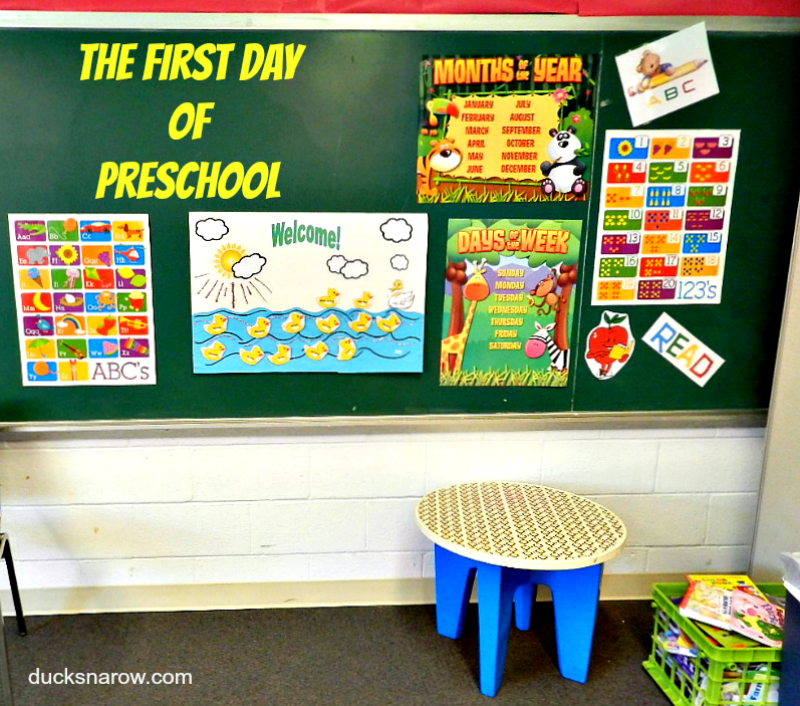 Little Ducks On A Pond Preschool Bulletin Board A First Day Of School