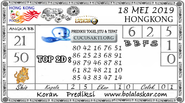 Prediksi Togel HONGKONG LASKAR4D 18 MEI 2019