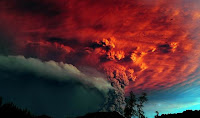 Vulcão erupção no Chile