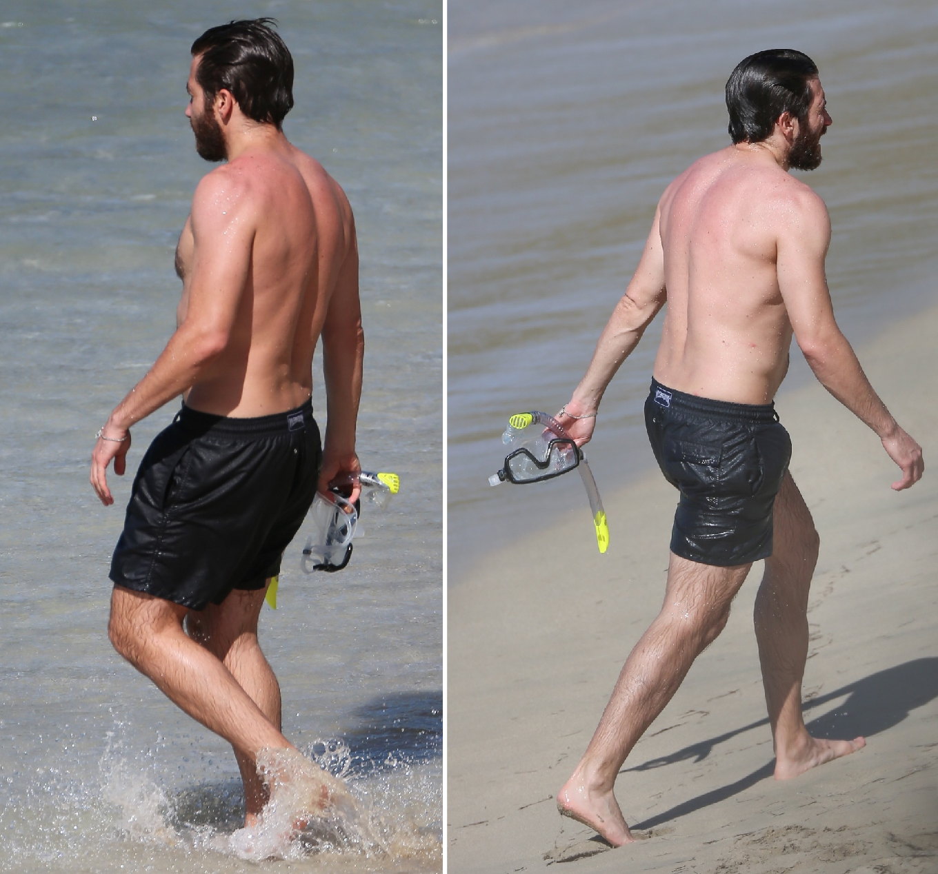 Jake Gyllenhaal Body Shape - On Holiday