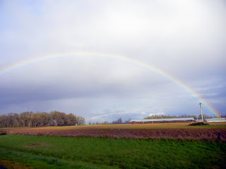 Huge rainbow over Oregon!