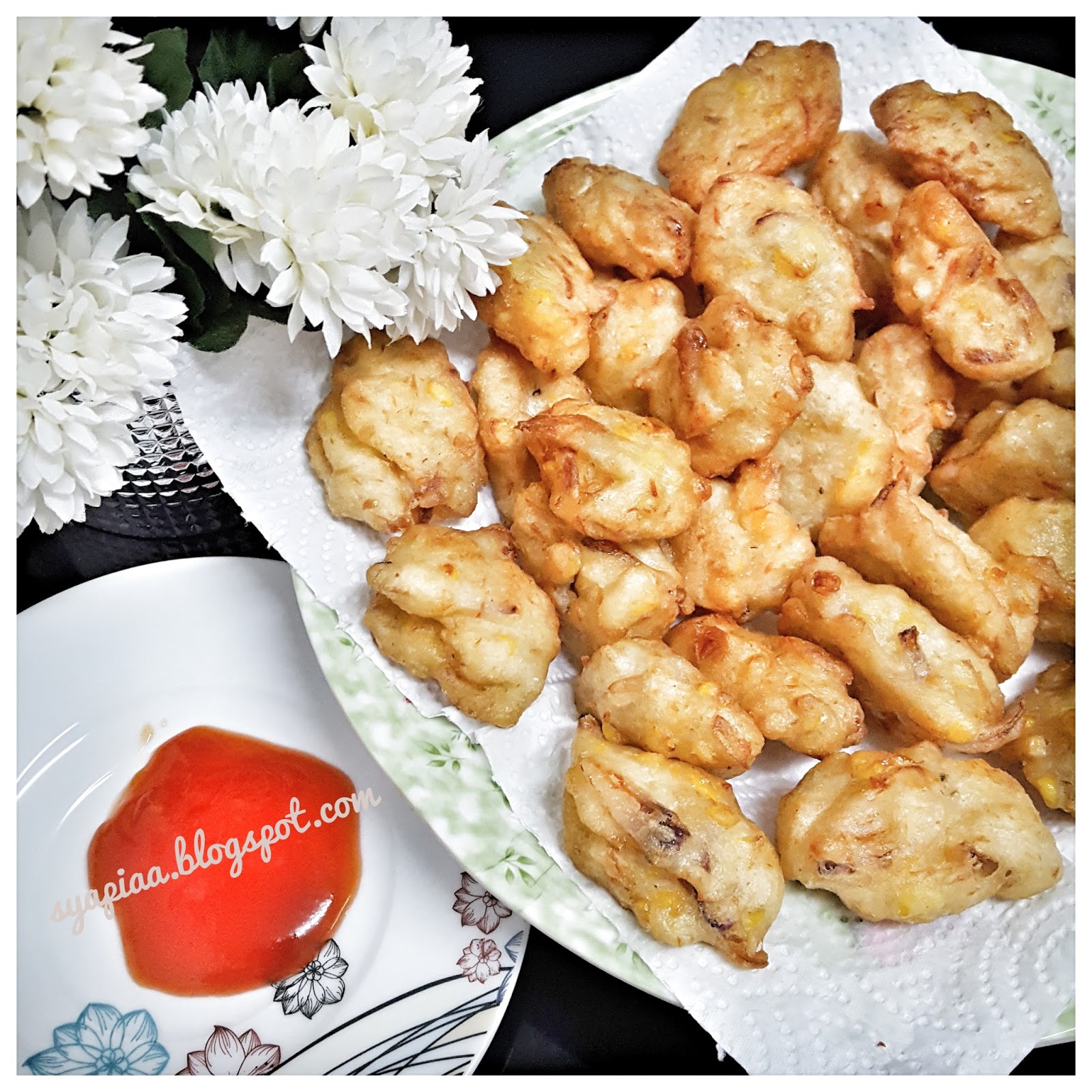 Ibuzahra Journey: Resepi cucur jagung ikan bilis