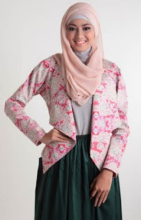 Model Blazer Batik Kerja Model Baju Batik Wanita Muslim Untuk Kerja Yang Modis Dan Syar'i