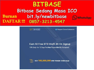 bitbase indonesia, new coin ICO, cara mendaftar bitbase
