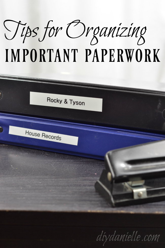 Tips for Organizing Important Paperwork: Decluttering Your Home while Going Green Go green: Decluttering and organizing paperwork in an ecofriendly manner.