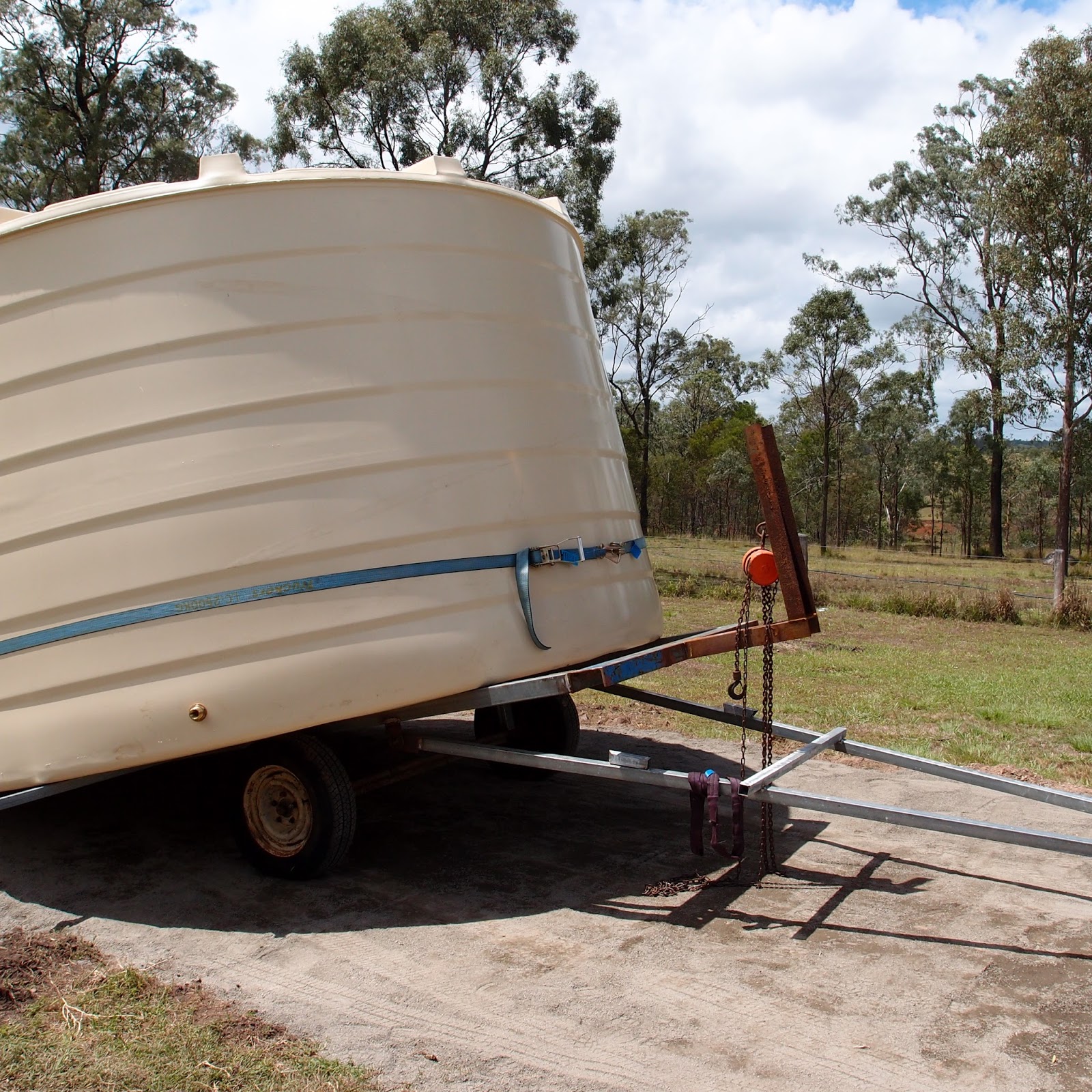 eight acres: replacing water tanks