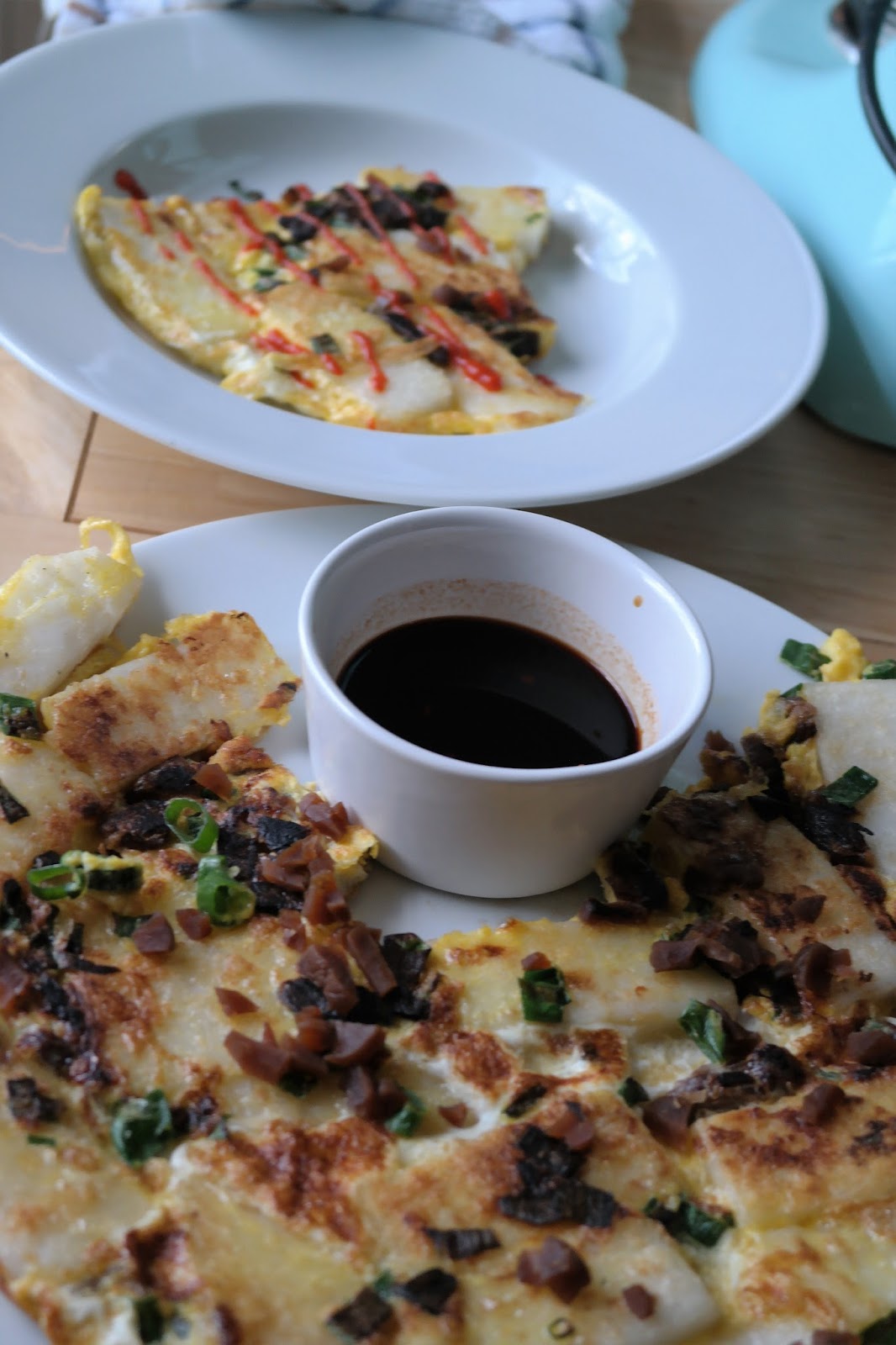 Banh Bot Chien, Vietnamese Fried Rice Flour Cake with Eggs