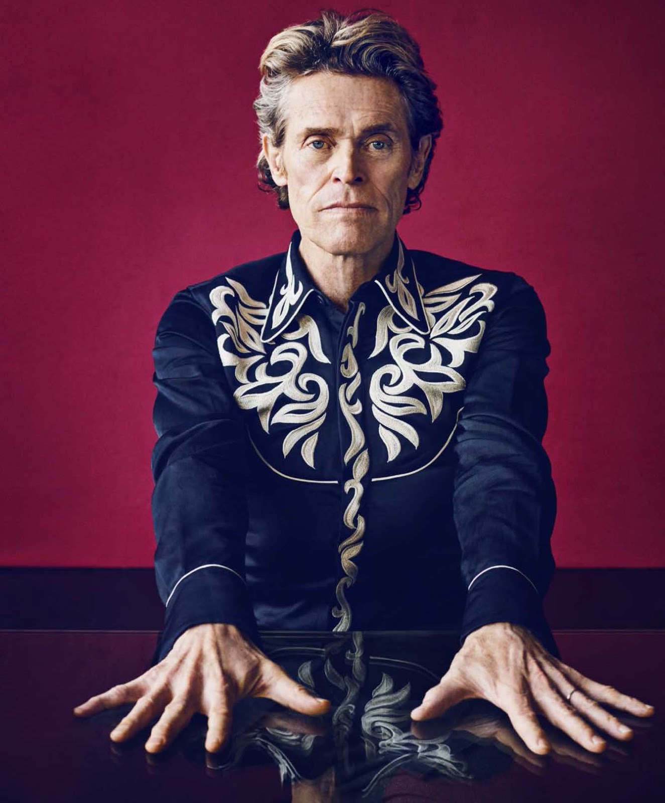 Willem Dafoe para The Big Black Book de Esquire por Marc Hom