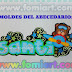 27. Moldes Gratis ABECEDARIO "SANTI"