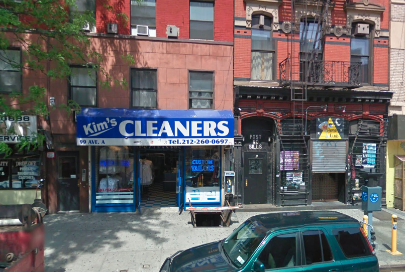 EV Grieve Dry cleaners where Kim's Video got its start on Avenue A is
