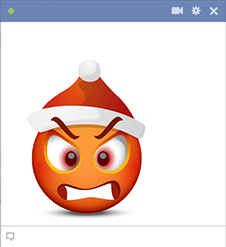 Angry Santa Emoticon