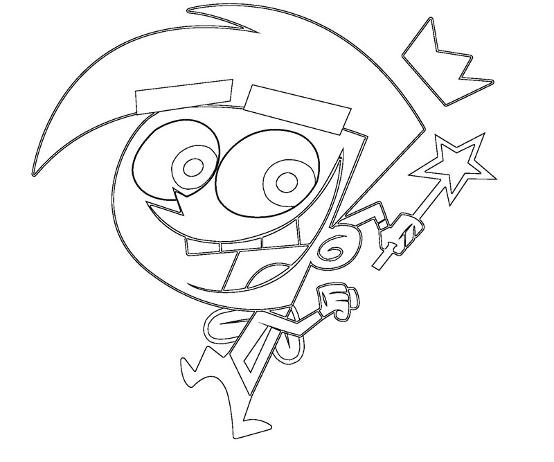 fairly odd parent coloring pages - photo #49